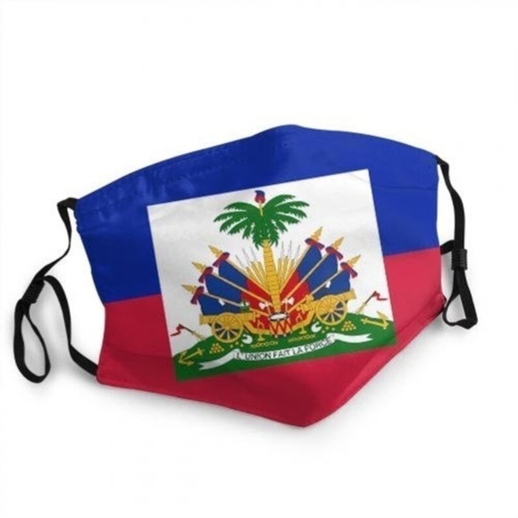 MVP Adjustable Face Mask, Haitian Flag Day - Picture 3 of 4